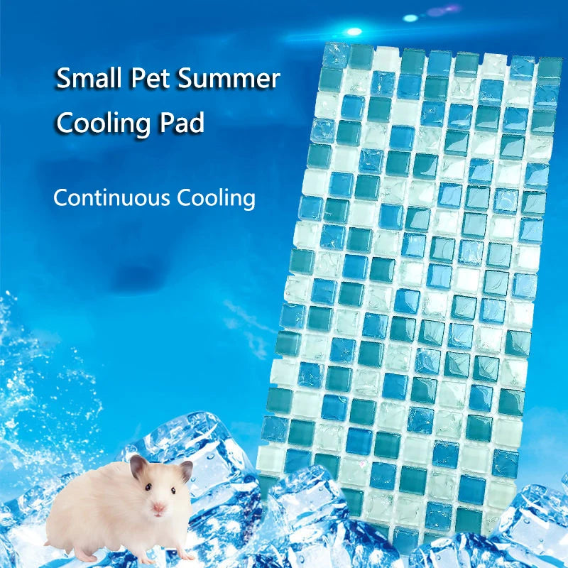 Small Pet Summer Cooling Pad Cool Mat Resin Cooler Beds for Chinchilla Guinea Pig Hamster Accessories High Quality