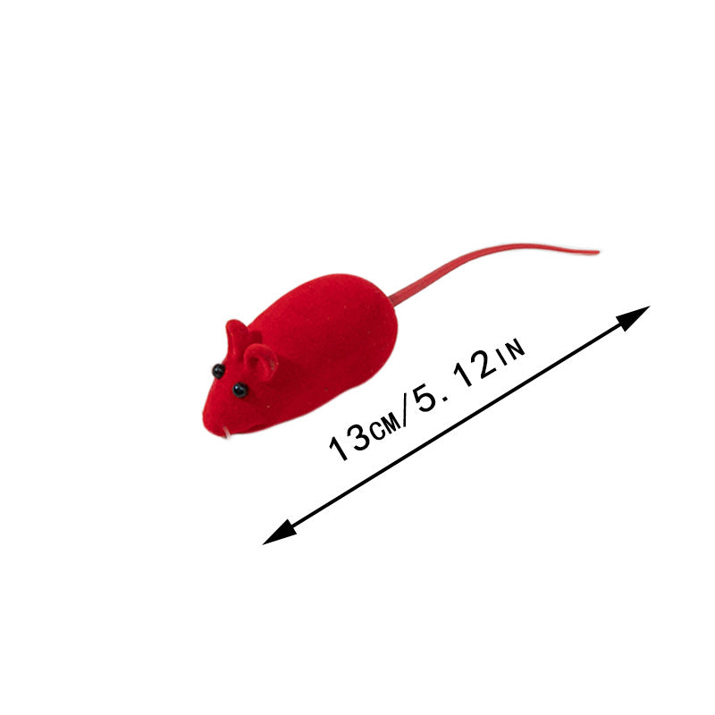 Sound Rubber Simulation Mouse Pet Cat Toys Interactive for Kitten Accessories Gifts Enamel Mouse Bite Resistance