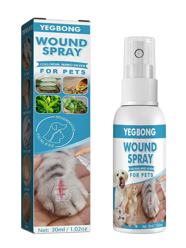 30ml Pets Anti-Itch Spray Pet Wound Spray Cats Dogs Skin Healthy Care Spray Pets Anti-Itch Treat Products For Sensitive Skin