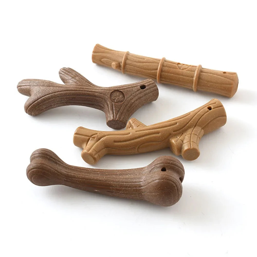 Dog Chew Toys Molar Teeth Clean Stick Strong Durable Bite Resistant Wooden Dog Chew Bone Toy Interactive Puppy Toy Pet Supplies