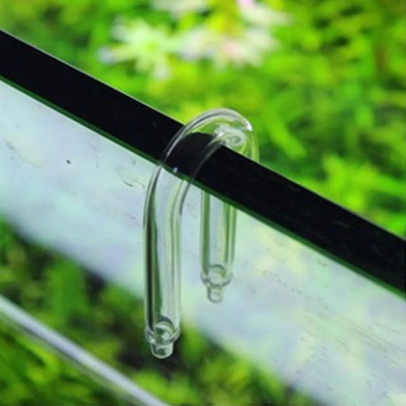 1PCS Durable U Shaped Glass Tube Aquarium CO2 Diffuser Check Valve Fish Tank Tube 3 Sizes U Tube 10mm 15mm 20mm