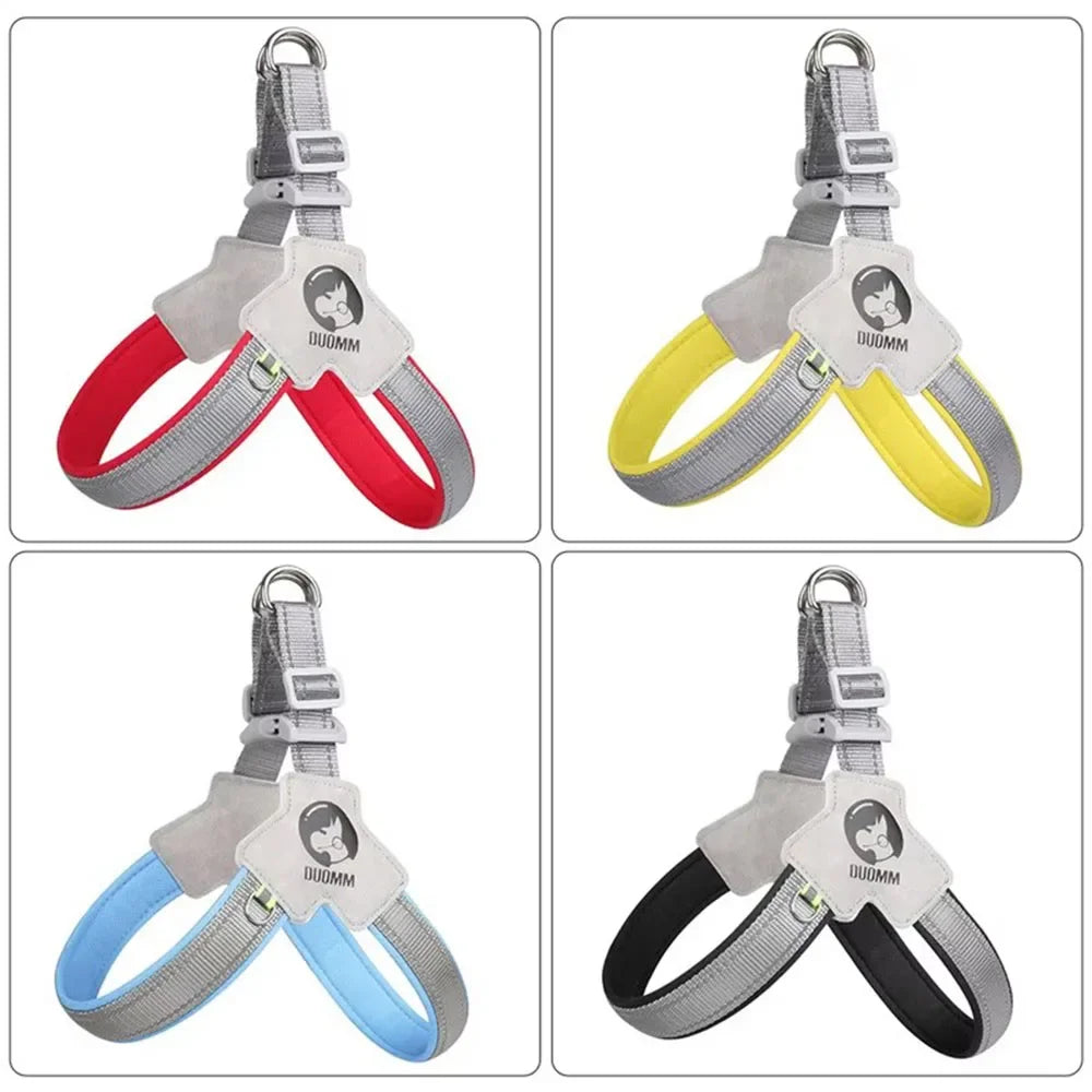 Breathable Y Shape Dog Harness Adjustable Step In Pet Harness Vest for Puppy Small Large Dog Chest Harness Reflective Dog Collar