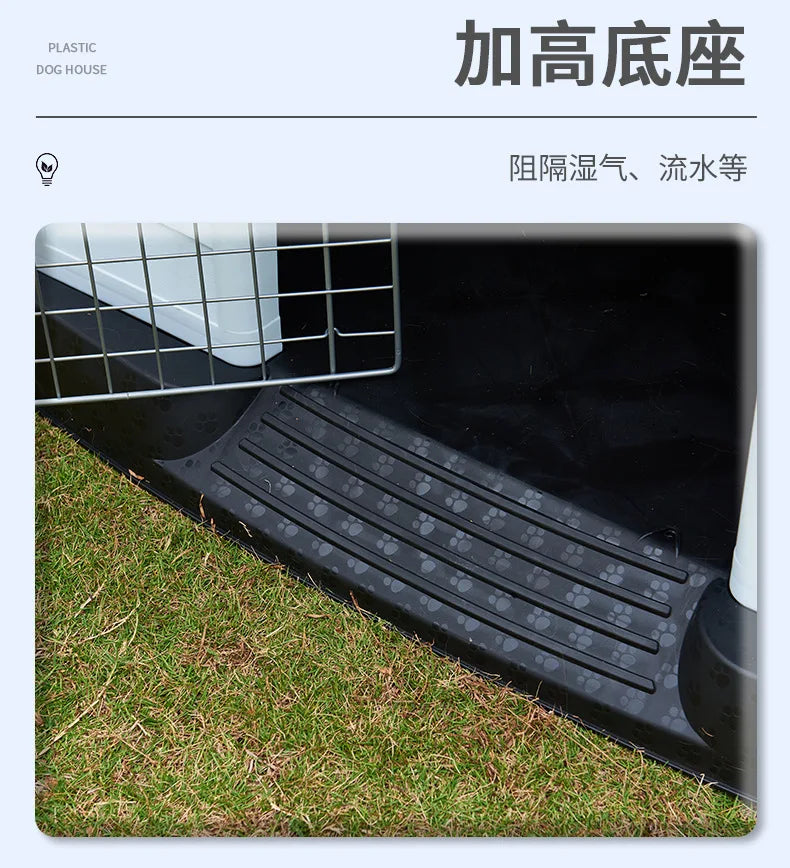 Stray kennel outdoor rainproof waterproof kennel pet dog shed large and small dog cage house type dog house outdoor
