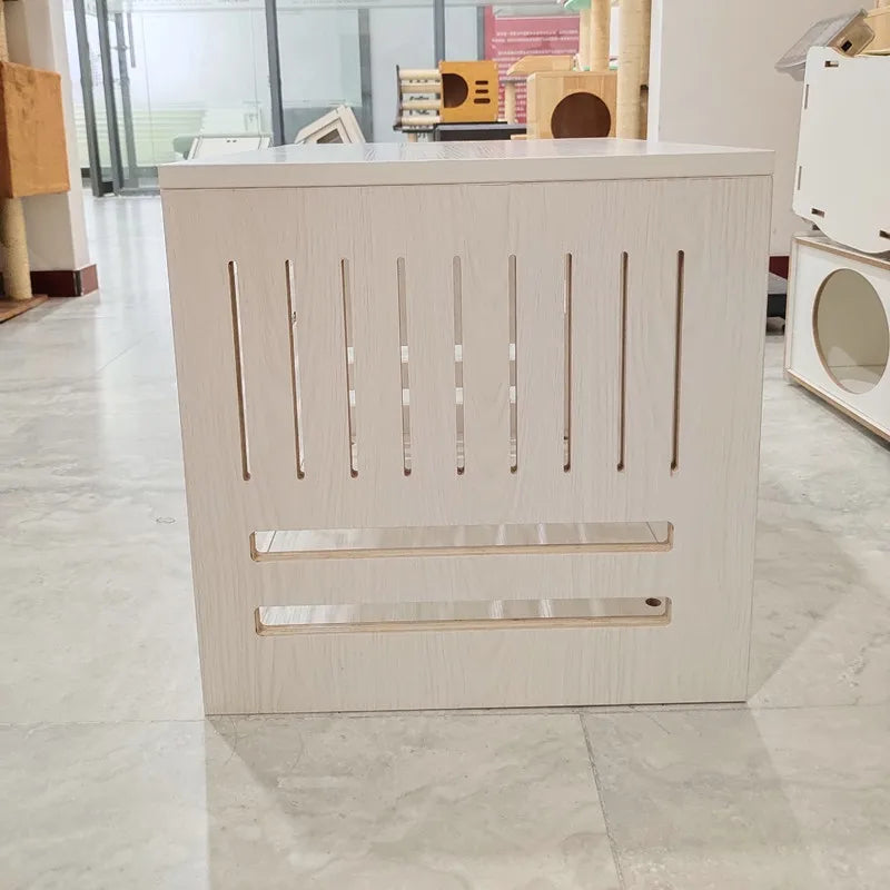 Solid Wood Dog Pet Cages Modern Indoor Customized Wooden Kennel Housefor Large Dogs