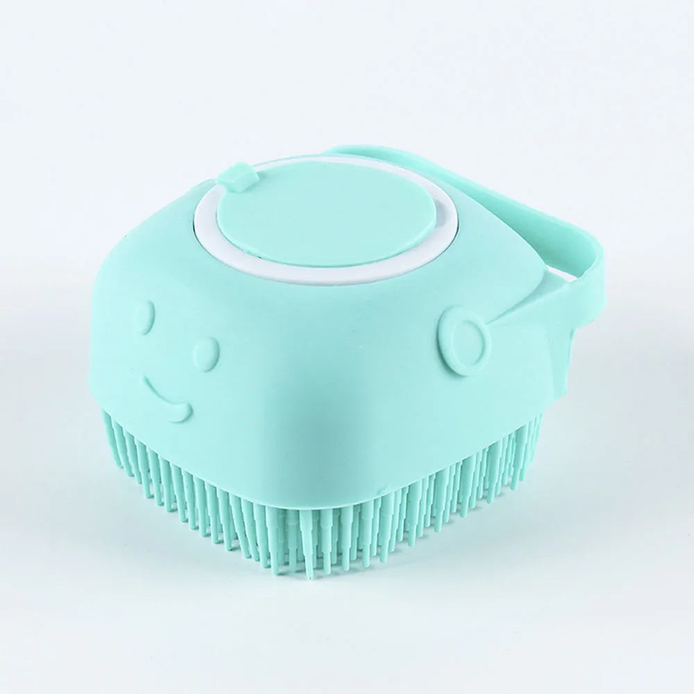 Pet Bath Brush Comfortable Super Soft Silicone Shampoo Massager Brush Comb for Dogs Cats Bathroom Dog Bath Brush Massage Gloves