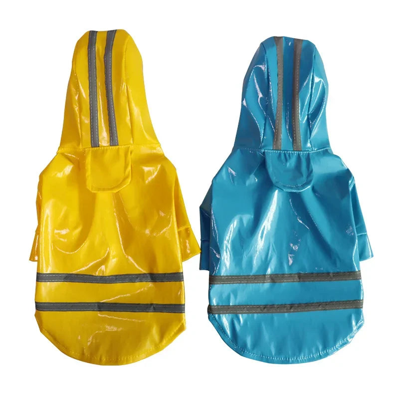 Dog Coat Waterproof PU Dog Raincoat for Small Dogs Cats Reflective Puppy Raincape Chihuahua Yorkies Pet Poncho dog raincoat