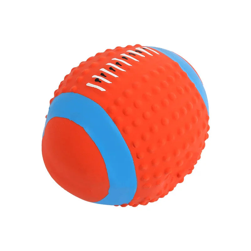 Dog Squeaky Rubber Toys Dog Latex Chew Toy Puppy Sound Toy Animal Bite Resistant Train Dog Supplies for Small Medium Large Dog
