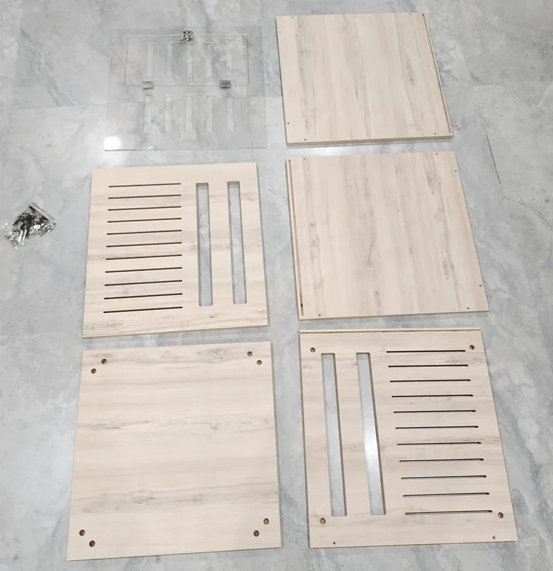 Solid Wood Dog Pet Cages Modern Indoor Customized Wooden Kennel Housefor Large Dogs