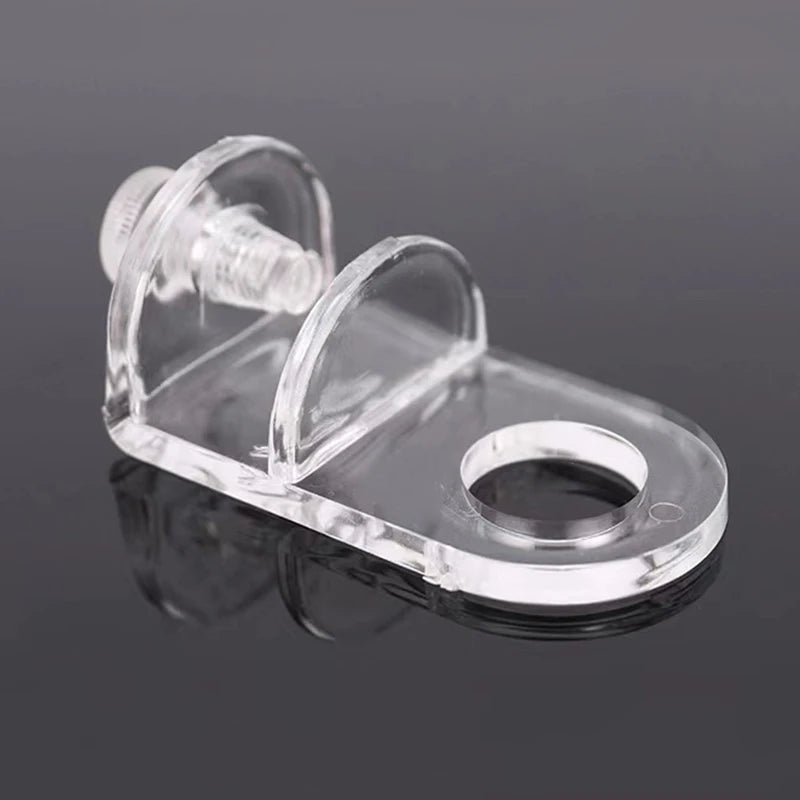 Acrylic Aquarium Fish Tank Clips universal Sprinkler Head Bracket Fixing Clip Accessories For Aquarium Floating Ball Bracket