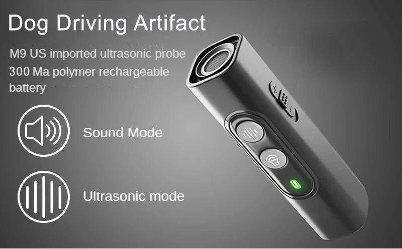 Ultrasonic Pet Dog Repeller Anti Barking Stop Bark Training Device Dog Training Repellents With USB Rechargeable Portable Remote