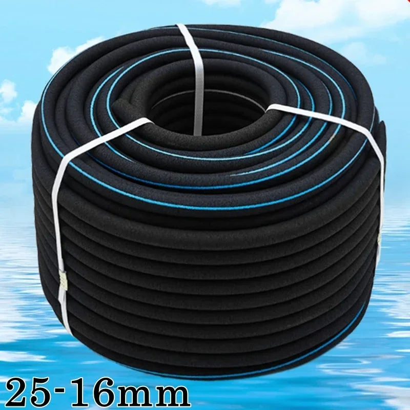 5m Aquarium Aeration Tube Oxygen Pump Hose Nanometer Pipe Aquaculture Fish Lake Fish Pond Increase Oxygen Diffuser Pipe acuario