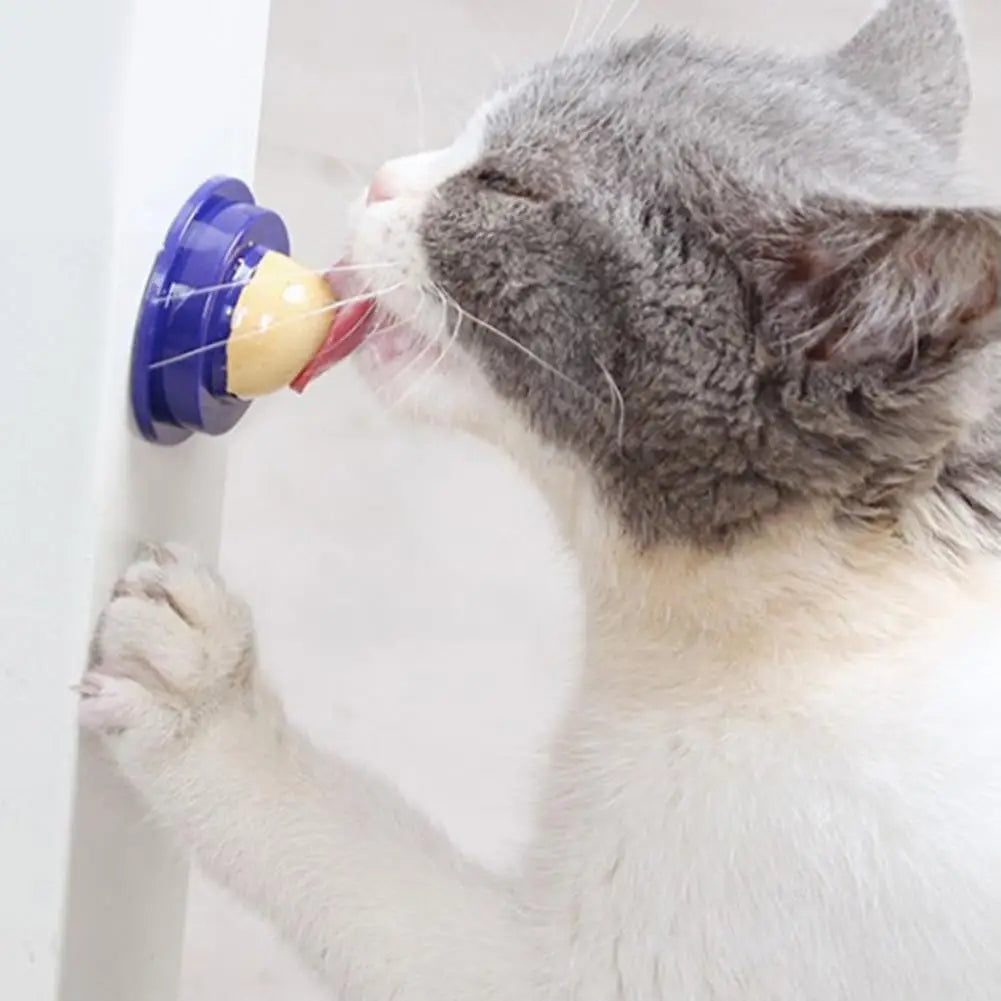 Healthy Cat Mint Ball Nutritious Candy Solid Sticky Wall Digestion Cat Snacks Pet Teeth Cleaning Anti-Bite Snacks Licking Candy
