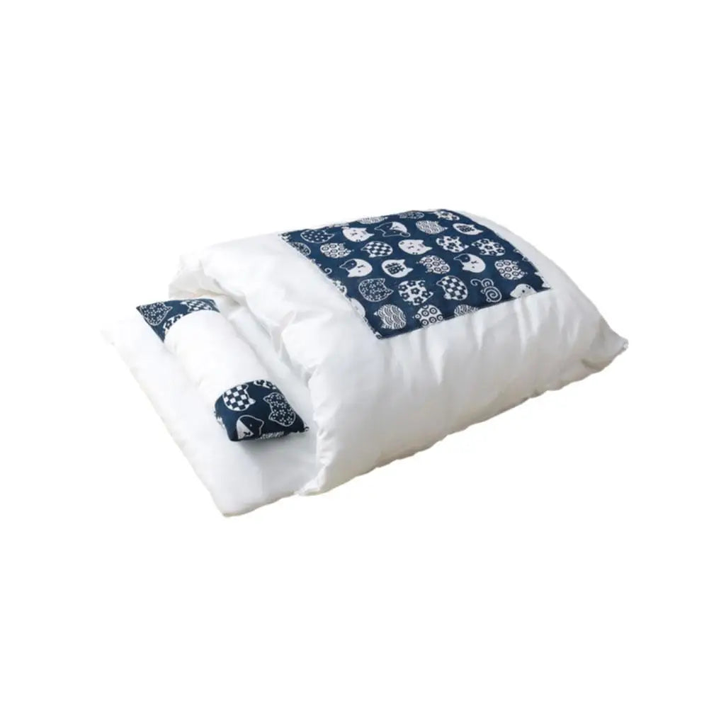 NEW Cat Sleeping Bag Removable Warm Cat Beds Winter Bed Supplies With Dog House Cat Cushion Pet Pillow Cats Nest Sleep Deep X2C5