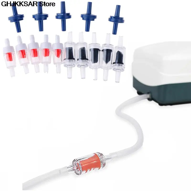 UXCELL Aquarium Air Pump Check Valve Fish Tank One-way Check Valve Tracheal Hose Pipe Carbon Dioxide System Accessories