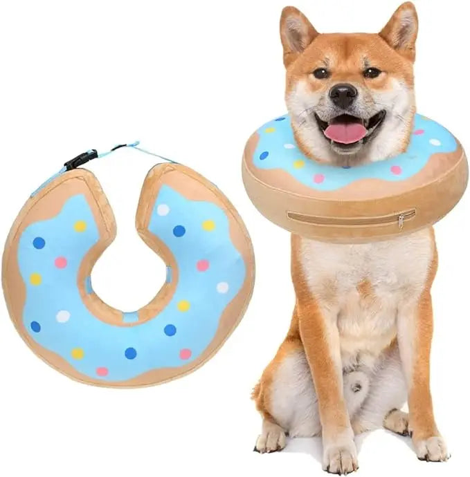 Protect Inflatable Dog Collar After Surgery Recovery Pet Collar for Small Medium Large Dogs Soft Dog Elizabeth Cone Collar