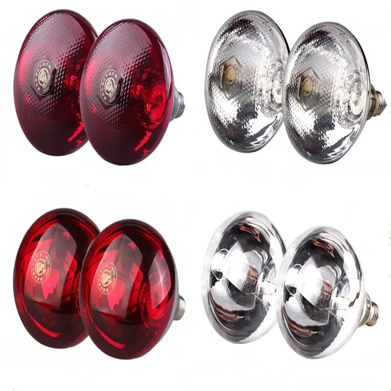 100-275 Watt 220v Waterproof Anti-explosion Livestock Chicks Piglet Heating Lamp Infrared Heat Light Bulb For Poultry Pig House