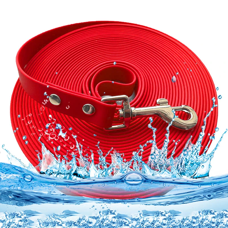 5m10m Waterproof Dog Leash Long Pvc Pet Leashes Easy To Clean Rope for Small Medium Large Big Dogs Walking Traning Lead