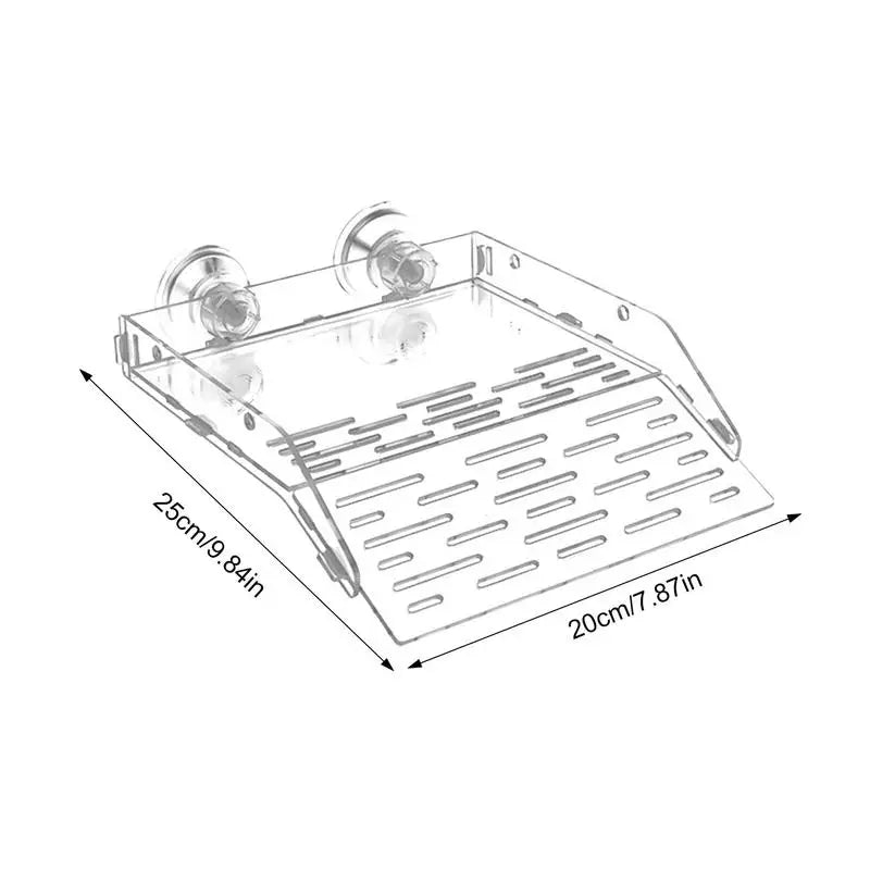 Turtle Basking Ramp Acrylic Transparent Climbing Ramp Aquarium Reptile Resting Terrace Turtle Tank Accessories For Lizards Frogs