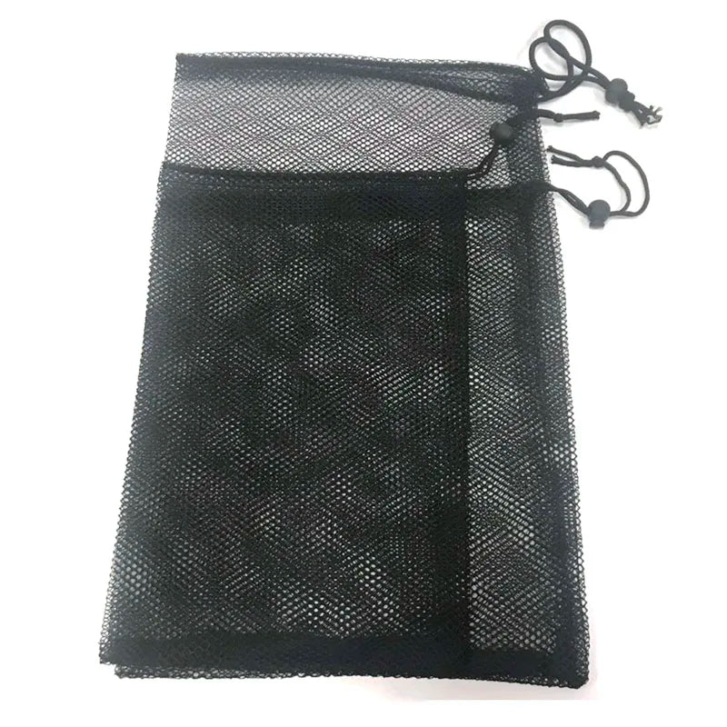 2Pcs Black Aquarium Filter Bag Mesh Bags For Fish Tank Aquarium Pond For Bio Ball Carbon Media Ammonia Fish Tank Isolation Bags