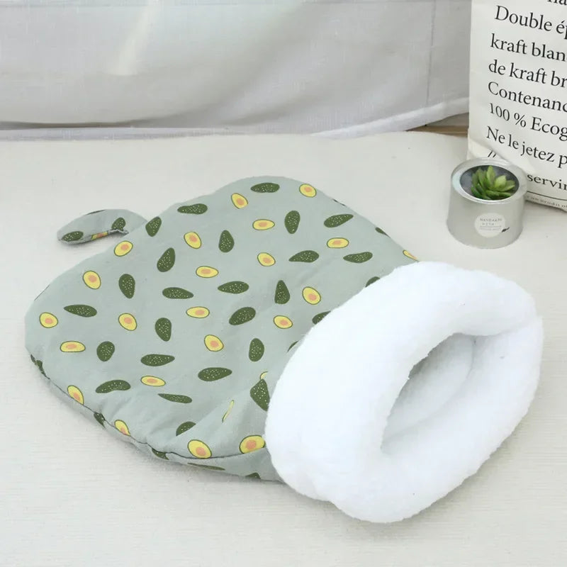Warm Cat dog Sleeping Bag Soft Cat Bed Comfortable Tunnel Cat Nest Closed Pet House for Cats Lovely Cat Nest