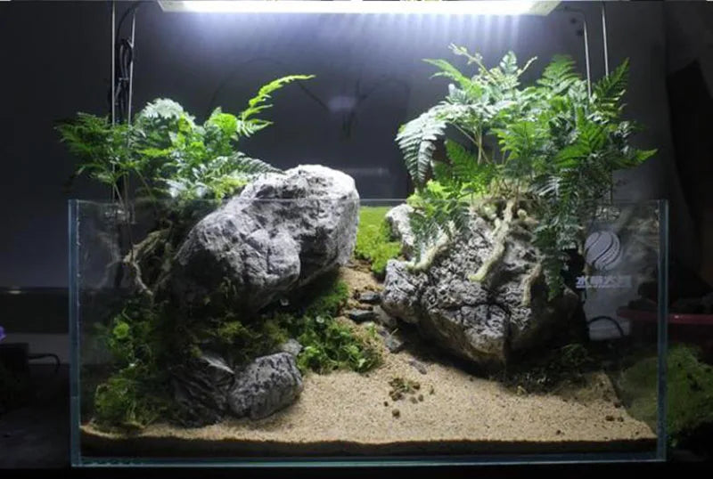 1pcs Natural Aquarium Decor Lava Stone Rockery Landscaping Fish Tank Microporous Volcanic Stone Porous Good for Plants Growth