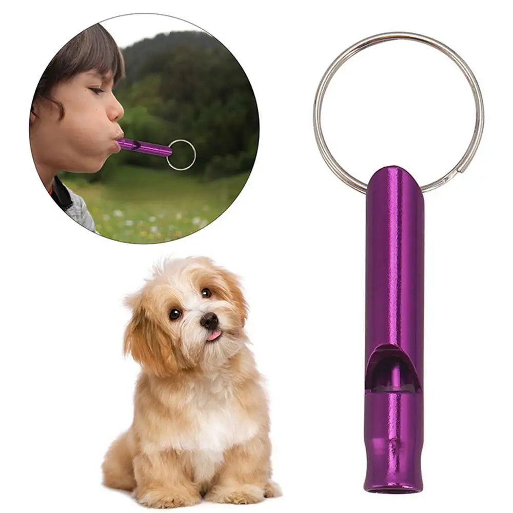 Ultrasonic Dog Whistle Adjustable Dog Recall Whistle Anti Barking Ultrasonic Tool Portable Dog Training Behavior Aids Stop Bark