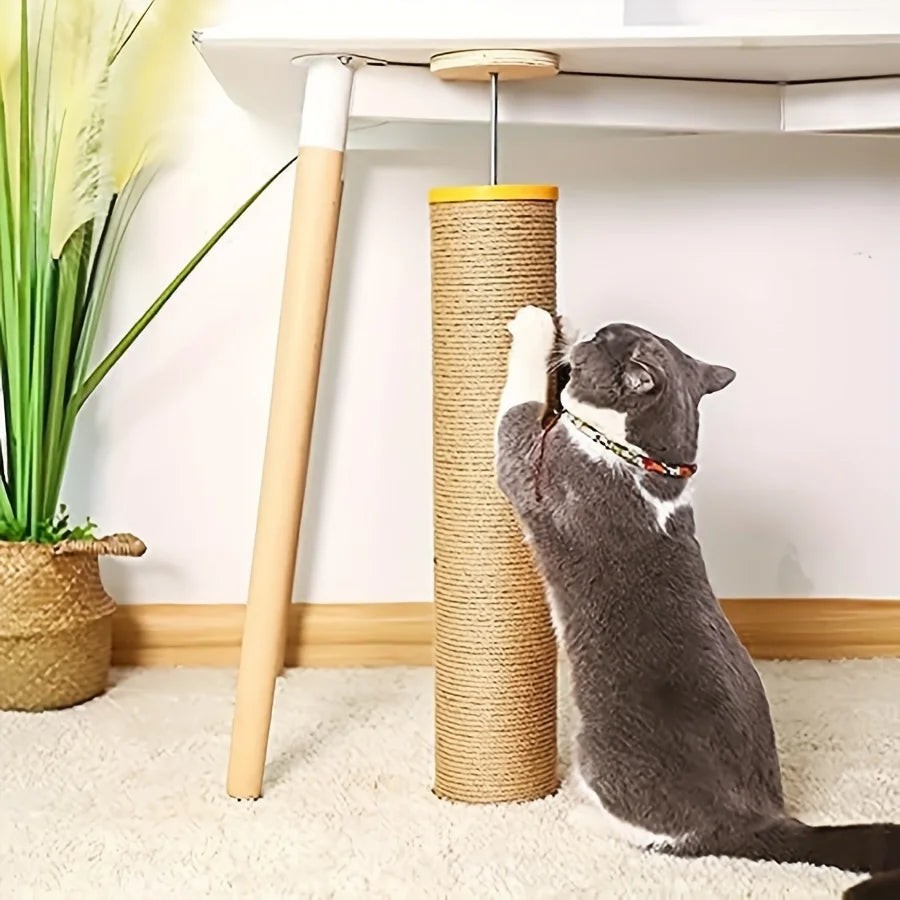 4mm/6mm/8mm /10mm Natural Sisal Rope Cat Scratcher Rope Tree Scratching DIY Toy Scratching Post Cat Paw Claw Furniture Protector