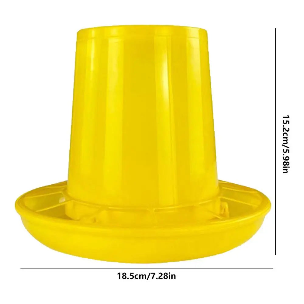 Chicken Feeder Baby Chick Feeder Poultry Feeder with Large Capacity Automatic Chicken Food Dispenser Picnic Table Feeder