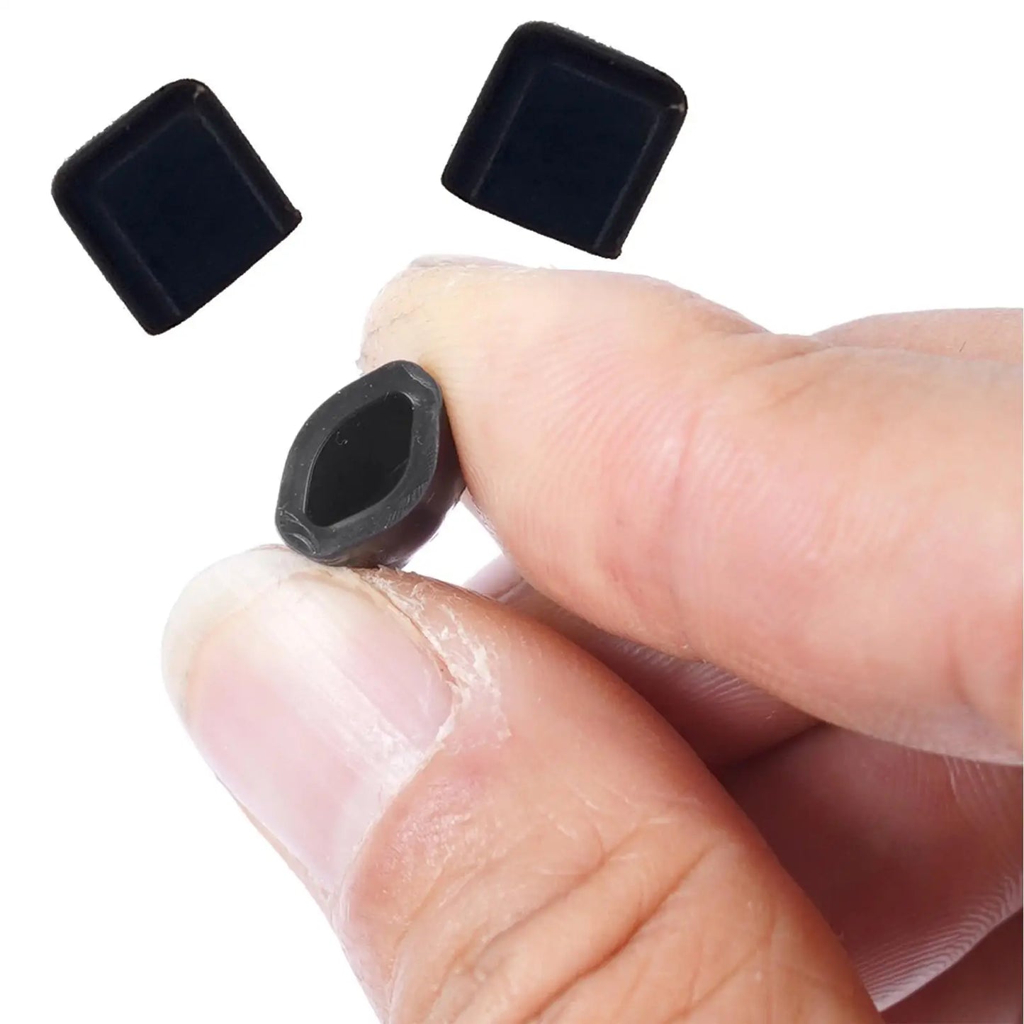 Air Fryer Rubber Bumpers Black Air Fryer Scratch Protection Air Kitchen Tray Fryer Replace Parts Accessories Cover Rubber W1T4