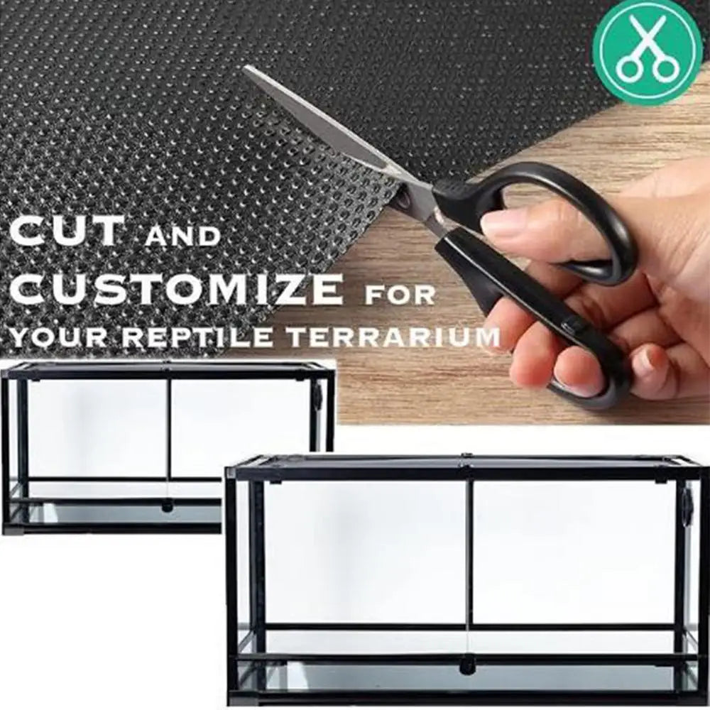 Reptile Carpet Anti-Slip Terrarium Liner Substrate Climbing Animals Breeding For Bearded Turtles Snakes Iguana Tortoises