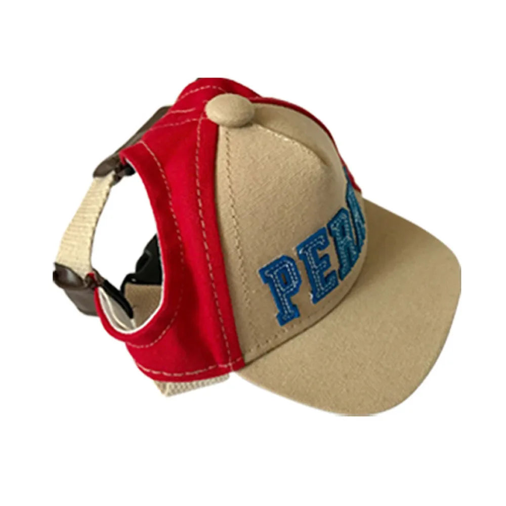 Pet Peaked Cap Dog Cute Alphabet Cap Small Dog Casual Hat Summer Outdoor Canvas Hat Chihuahua Yorkshire Pet Products Gorra Perro