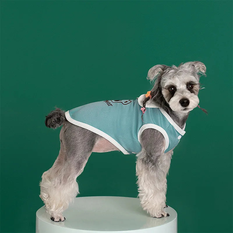 Dog clothes for small dogs Summer Comfortable Breathable T-shirt Puppy Cats Clothing Hooded Dog costume Summer chihuahua clothes
