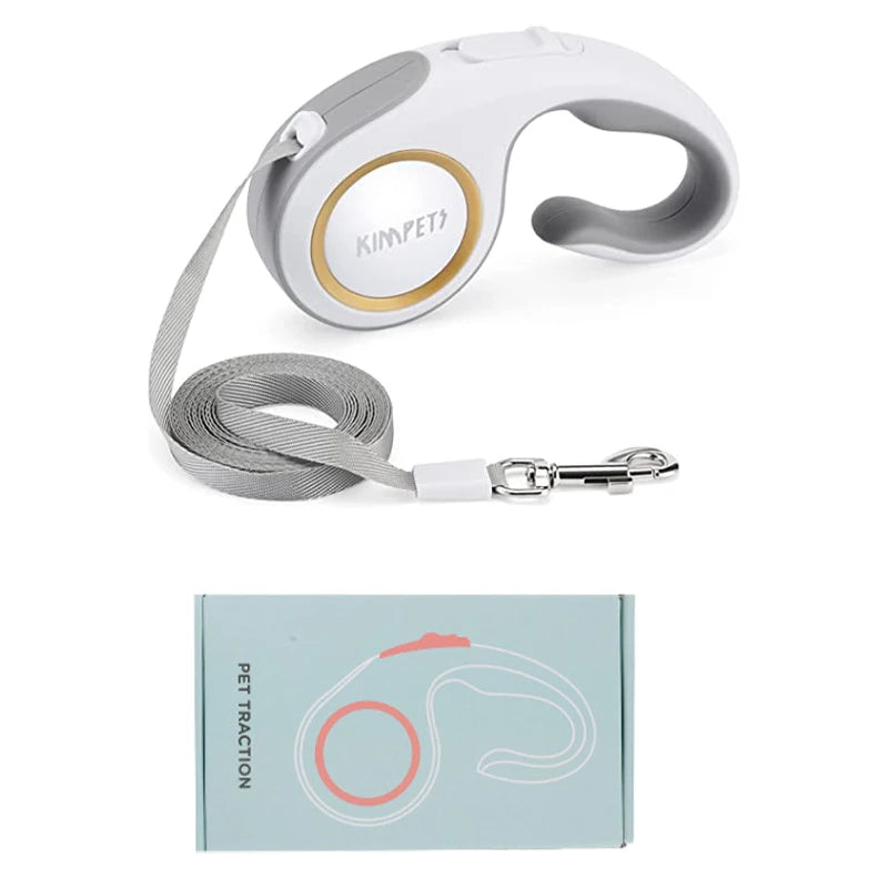 3M 5M Retractable Dog Leash Durable Nylon Pet Walking Leash Automatic Extending Dog Lead Rope for Small Medium Pet