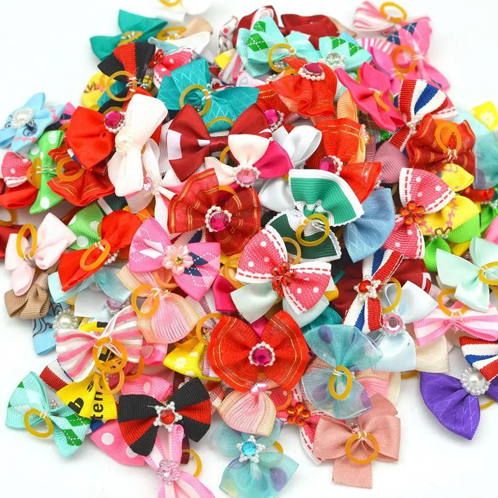 Pet Hair Accessories Bow Headdress Headband Cat Accessories Creative Princess Style Headdress Dress Up Dog Hair Clip Accessories