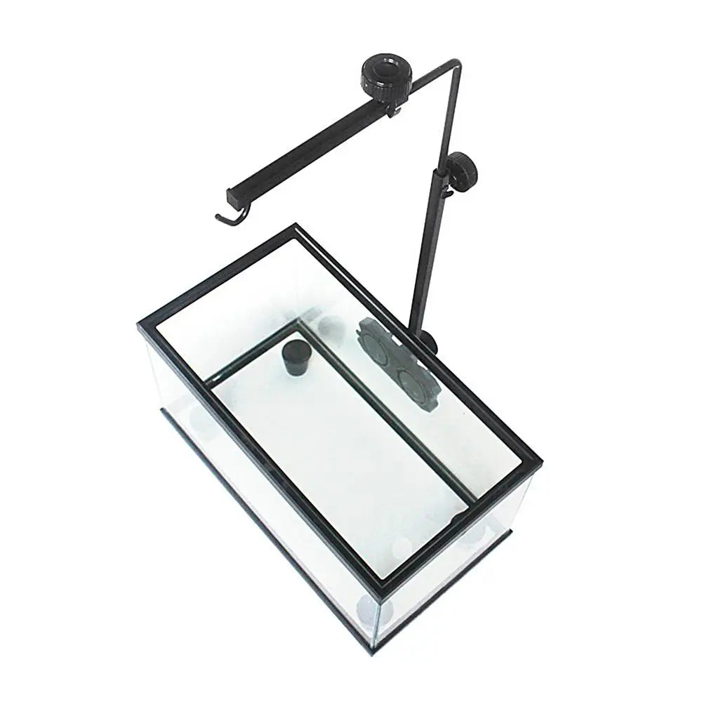 Suction Reptile Lamp Holder Hunging Aquariums Light Stand Adjustable Small Reptile Dome Lamp Bracket For Tortoise Lizards