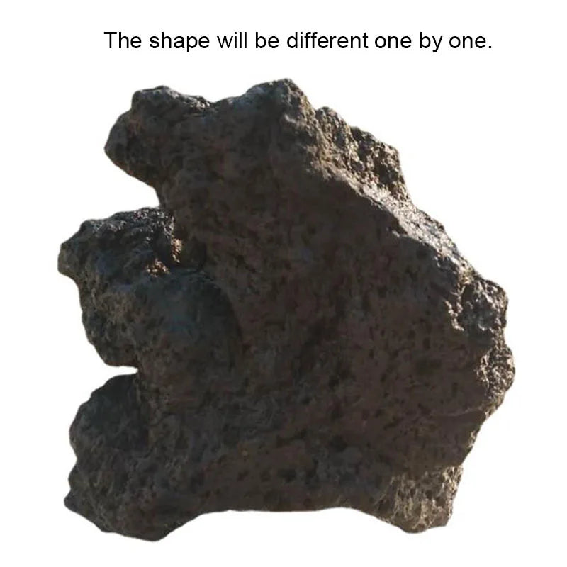 1pcs Natural Aquarium Decor Lava Stone Rockery Landscaping Fish Tank Microporous Volcanic Stone Porous Good for Plants Growth