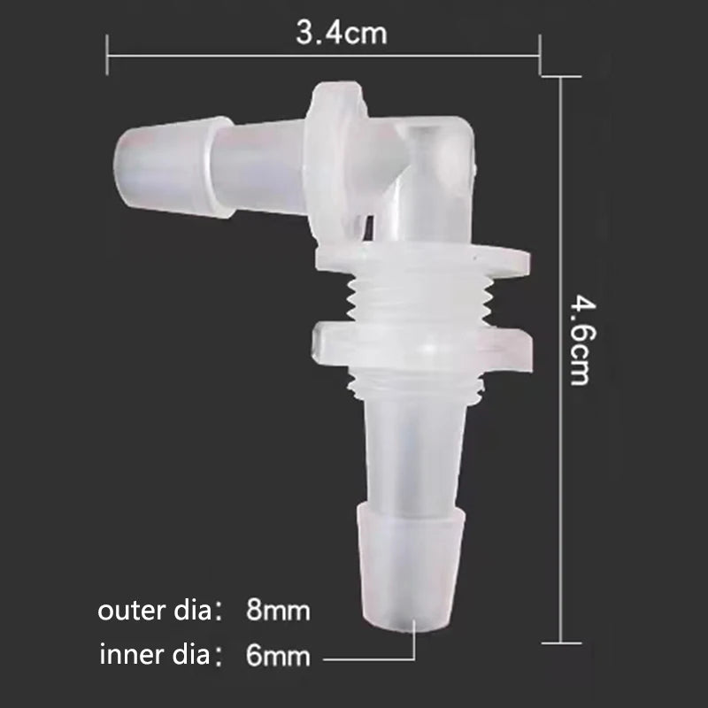 Black Fish Tank External Filter Box Acrylic Filter Dry and Wet Separation Small Silent External Suspend Aquarium Drip Overflow
