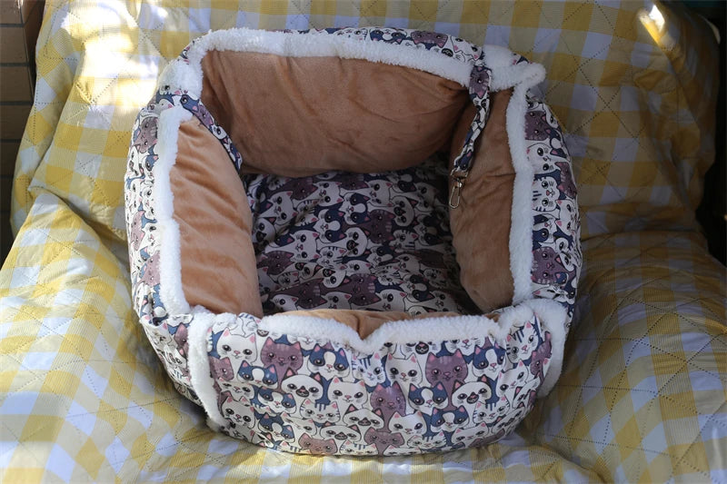 Pet Dog Bed Clearance 2025 Non Use Limited Stock Small Medium York Dog Sleeping Napping Mattress Winter Warm Home