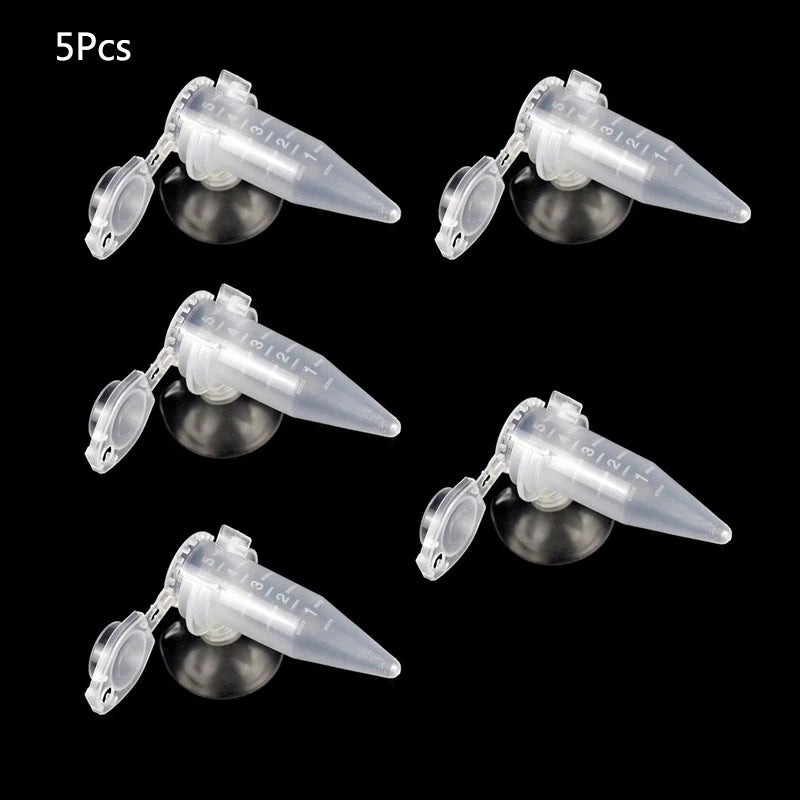 Automatic Fish Feeder Brine Shrimp Feeder Red Worm Feeding Feeder Worm Funnel Cup Fish Food Feeding Tool with Suction Cup New
