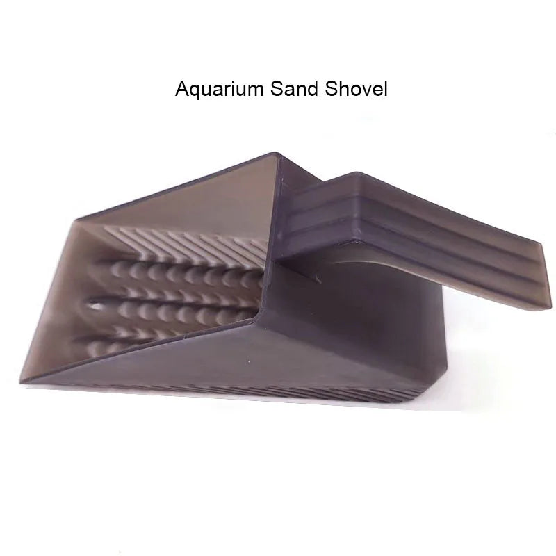 1Pcs Plastic Aquarium Sand Shovel Clean Tool Maintenance Fish Tank Sand Cleaning Aquarium Leakable Washable Shovel Accessories