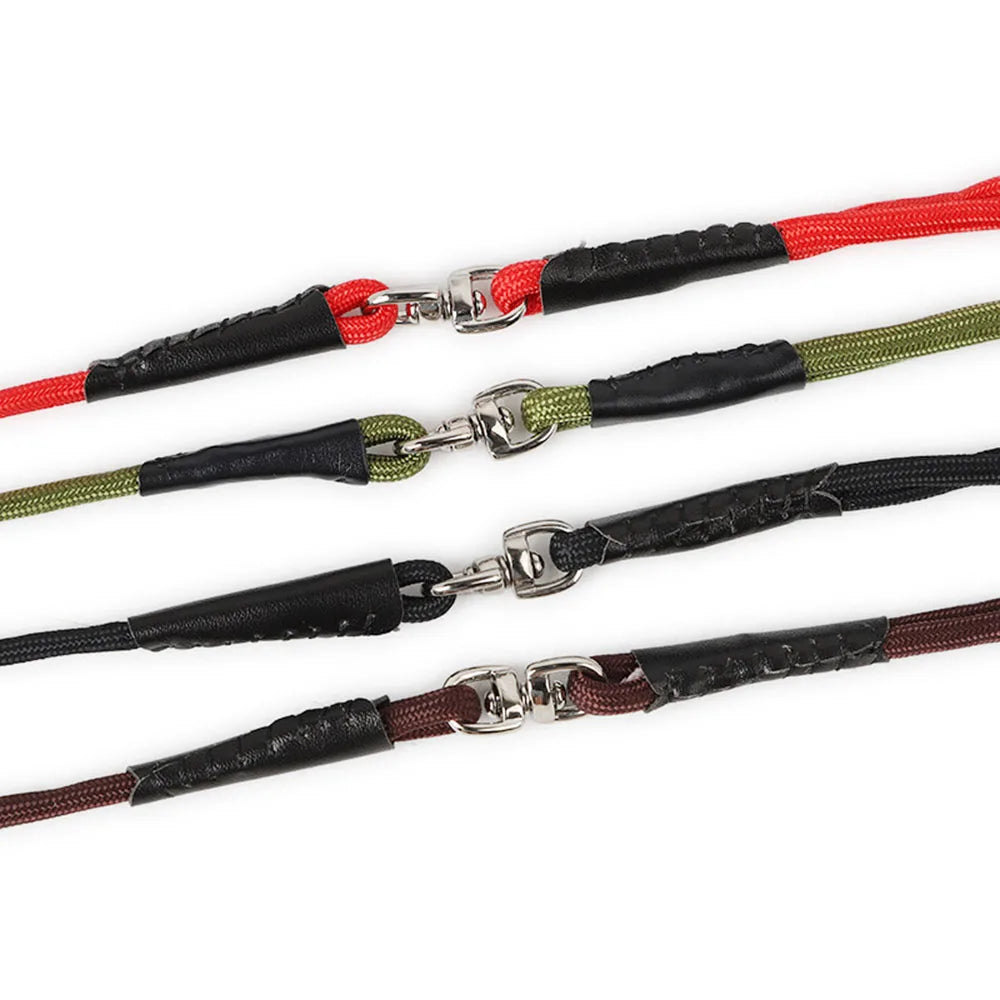 Superior Thin Nylon Slip Lead Dog Leash 5mm*120cm No Pull Pet Slip Leash for Puppy Training Adjustable Slip Collar for Small Dog