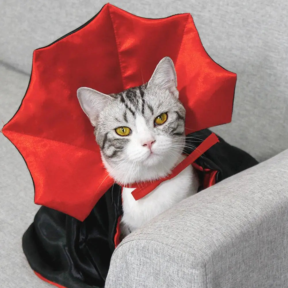 Pet Halloween Pet Costume Cape Hat Cat Dog Transformation Costume Christmas Dress Up Creative Holiday Atmosphere Decoration