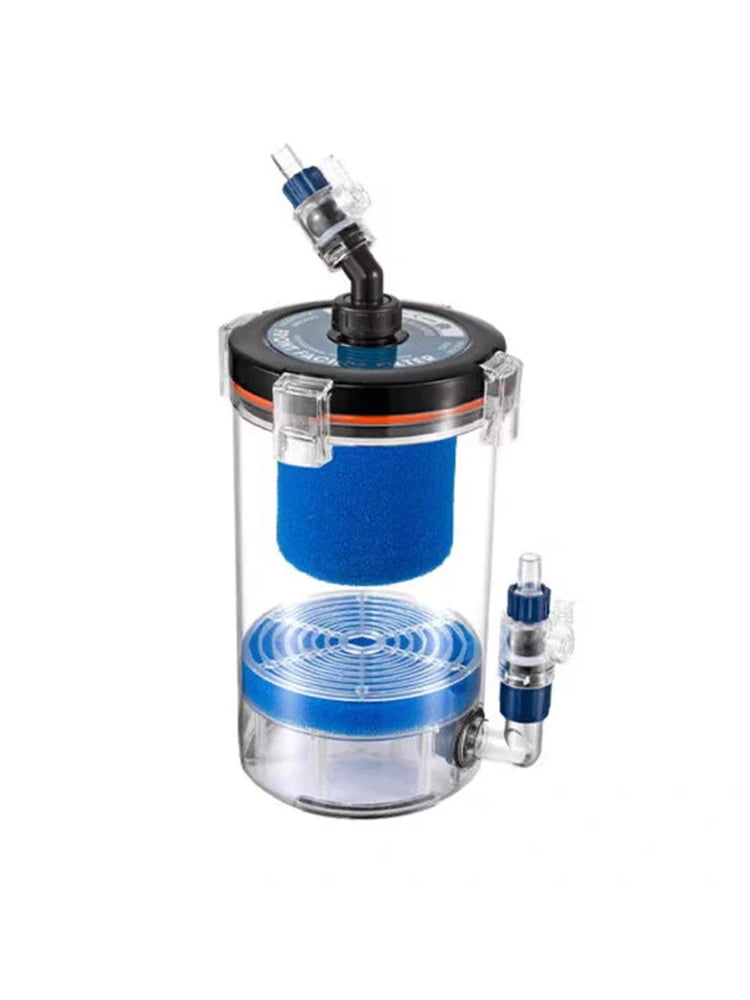 External Aquarium Canister Filter Quiet Sponge Filter Bucket No Pump Suitable for Seawater Freshwater Fish Tanks Seaweed Tanks