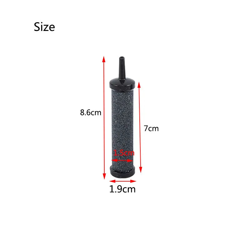 2cmx5cm/2cmx10cmAquarium Air Pump Sand Stone Oxygen Pump Fresh Air Stone Bubble Bar Aquarium Fish Tank Aerator Pump Accessories