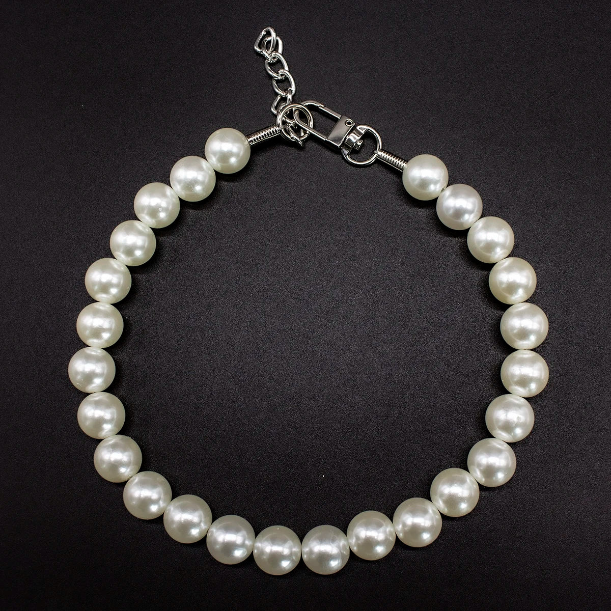 16mm Elegant Dog Pearl Necklace Collar for Small Medium Large Dogs, Pet Accessories Luxury Pearl Necklace Jewelry for Dogs