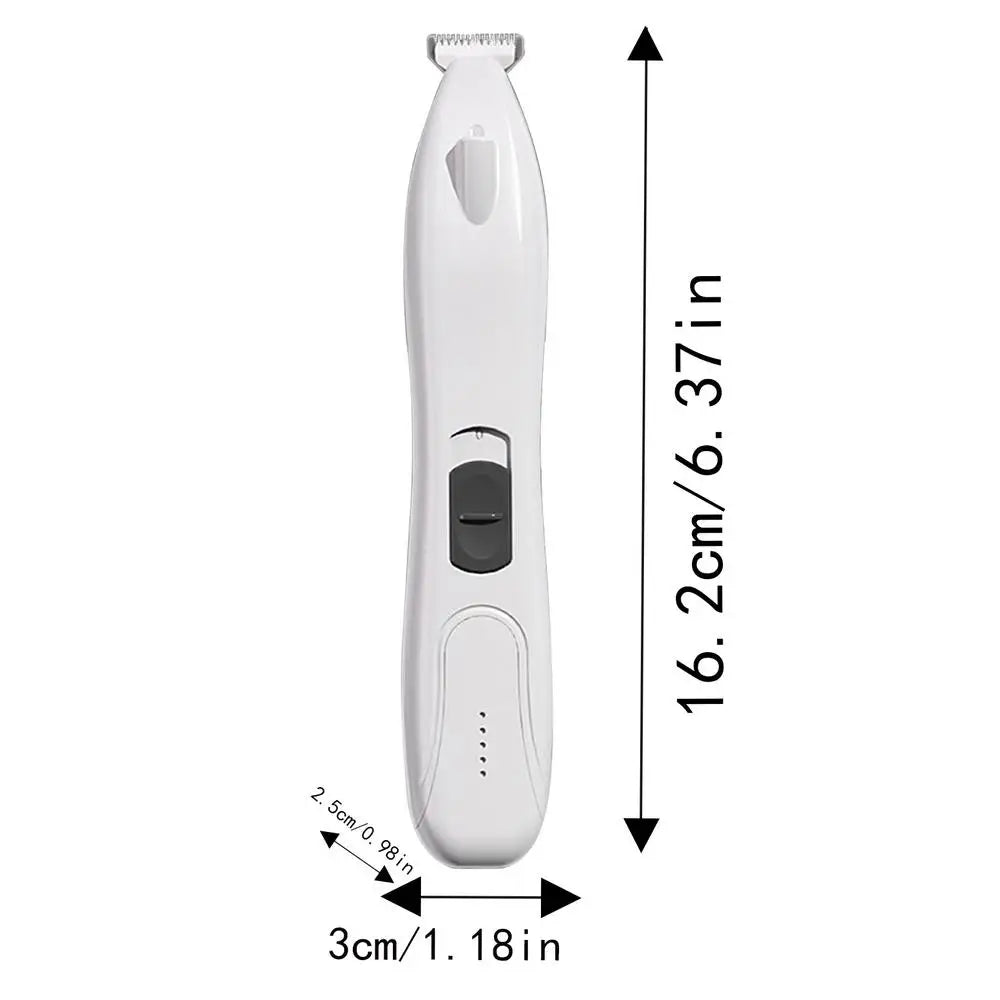 Rechargeable Dog Paw Trimmer Dog Paw Grooming Low Noise Cordless Dog Grooming Kit 2 Speed Pet Hair Shaver For Paws Beauty Tool