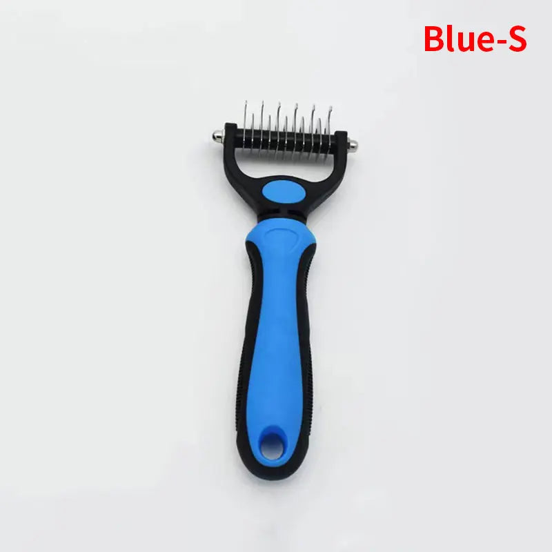Pet Deseeding Brush Dog Cat Hair Remover Comb Puppy Cat Shedding Supplies Tools Long Hair Short Hair Pet Grooming Care Brush