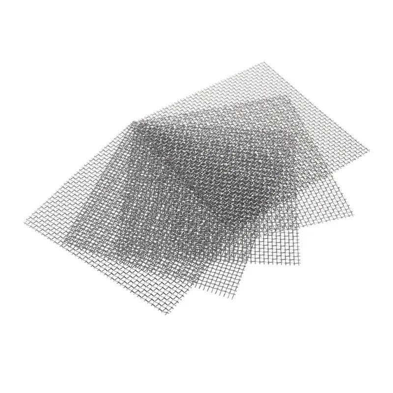 5Pcs Stainless Steel Aquarium Plant Net Aquatic Moss Plants Landscaping Aquatic Fish Tank Decoration Accessories 8cmx8cm acuario