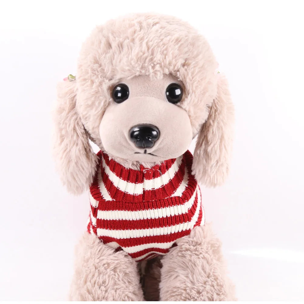 Christmas Dog Clothes Hoodie Pet Dog Sweater Flannel Antlers Scarf Winter Warm Small Dog Outfit Cat Hooded Clothing Costume Coat