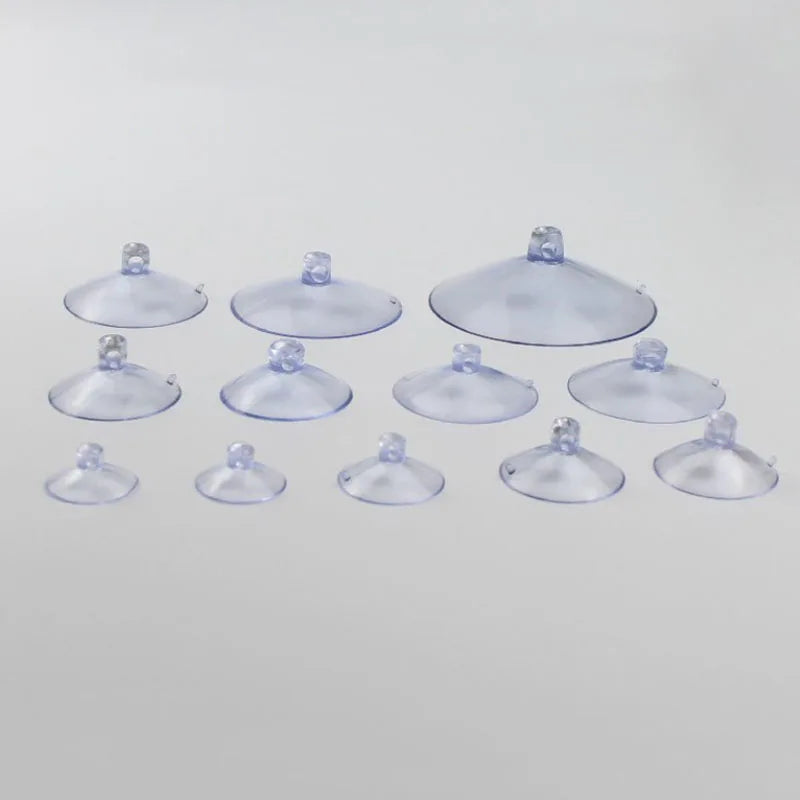 10Pcs Black Aquarium Suction Cup Air Tube Holder Sucker for Fish Tank Pump Oxygen Air Tube Fixing Clip Accessories For Aquarium